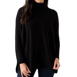 Women's Black Turtleneck Sweater, size small